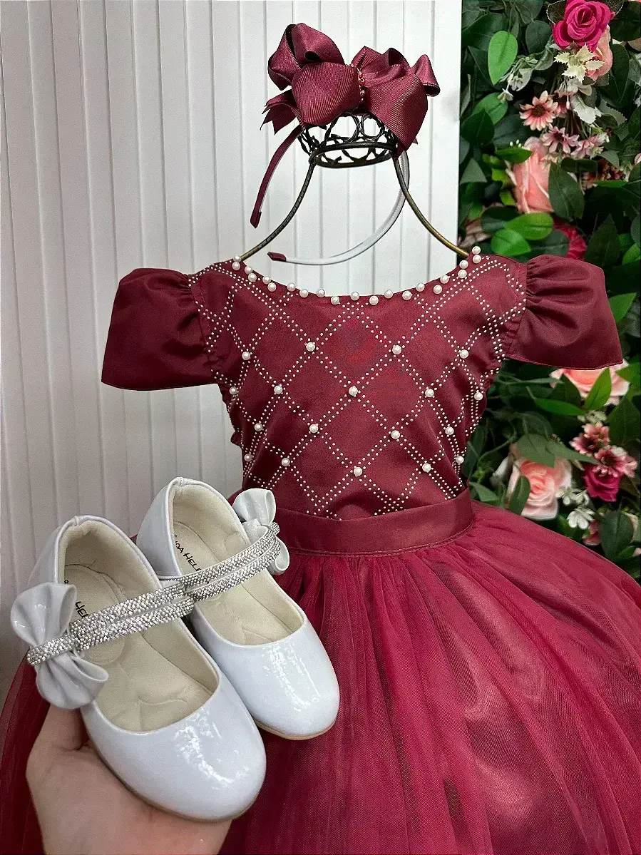 Vestido longo marsala, foto 5