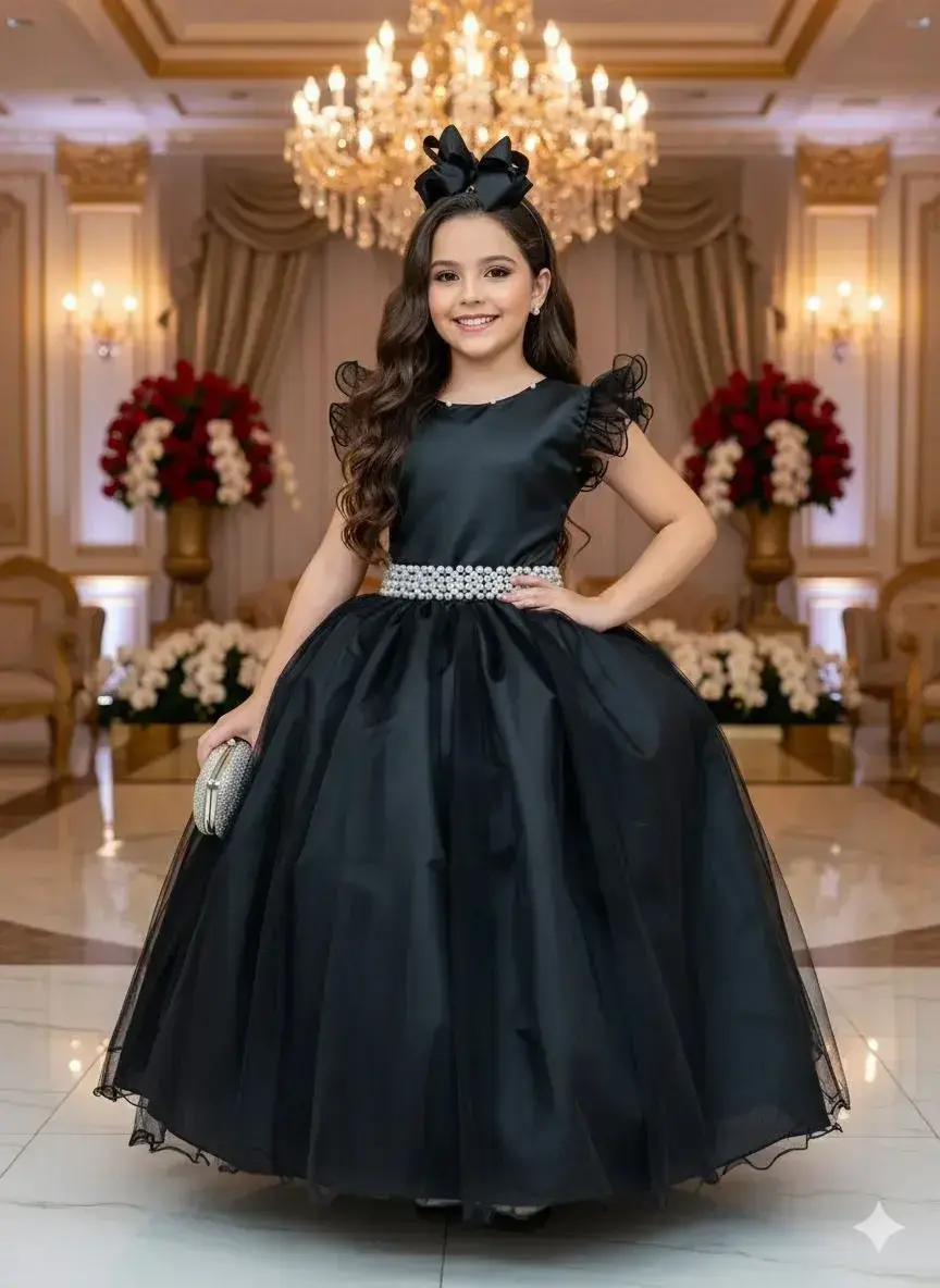Vestido longo preto, foto 2