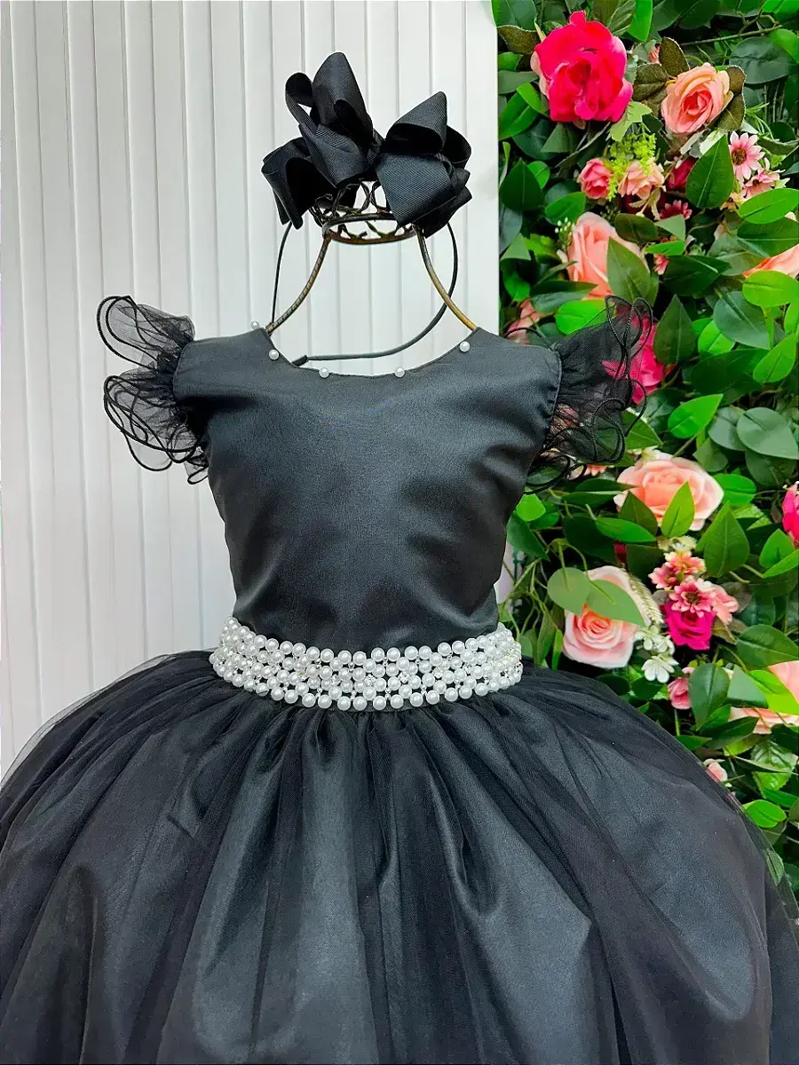 Vestido longo preto, foto 5