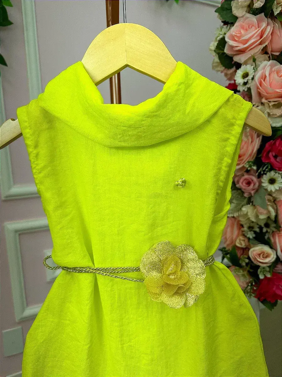 Vestido serena verde lima neon, foto 2