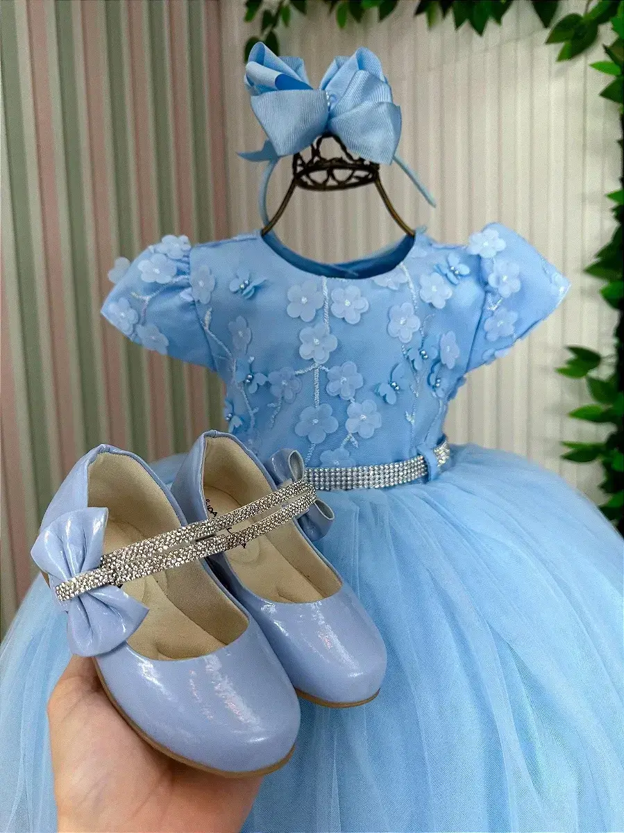 Vestido chloe azul, foto 3