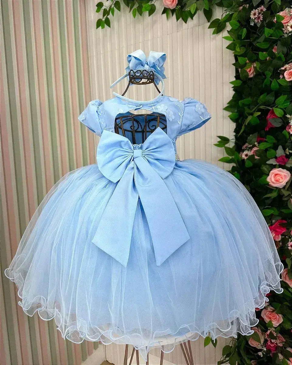 Vestido chloe azul, foto 4