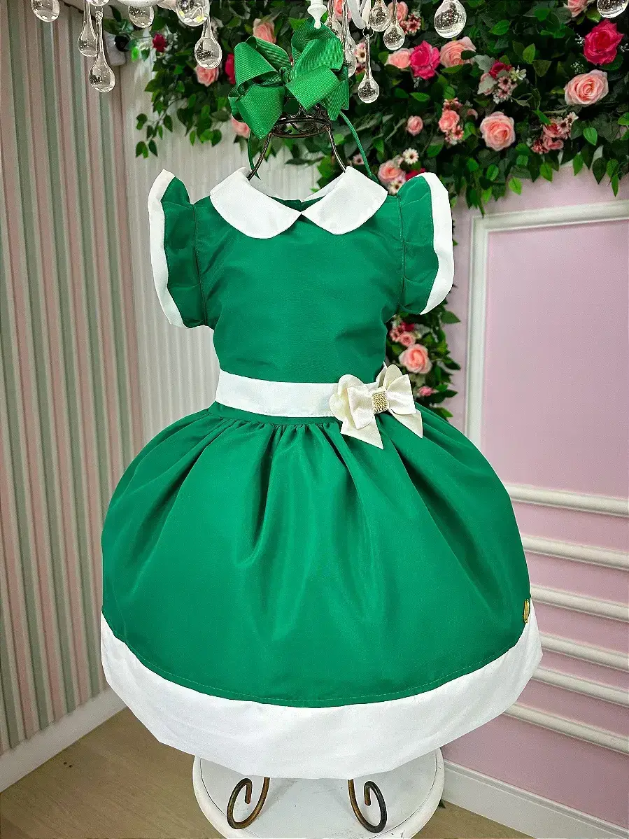 Vestido camile verde Natal, foto 2