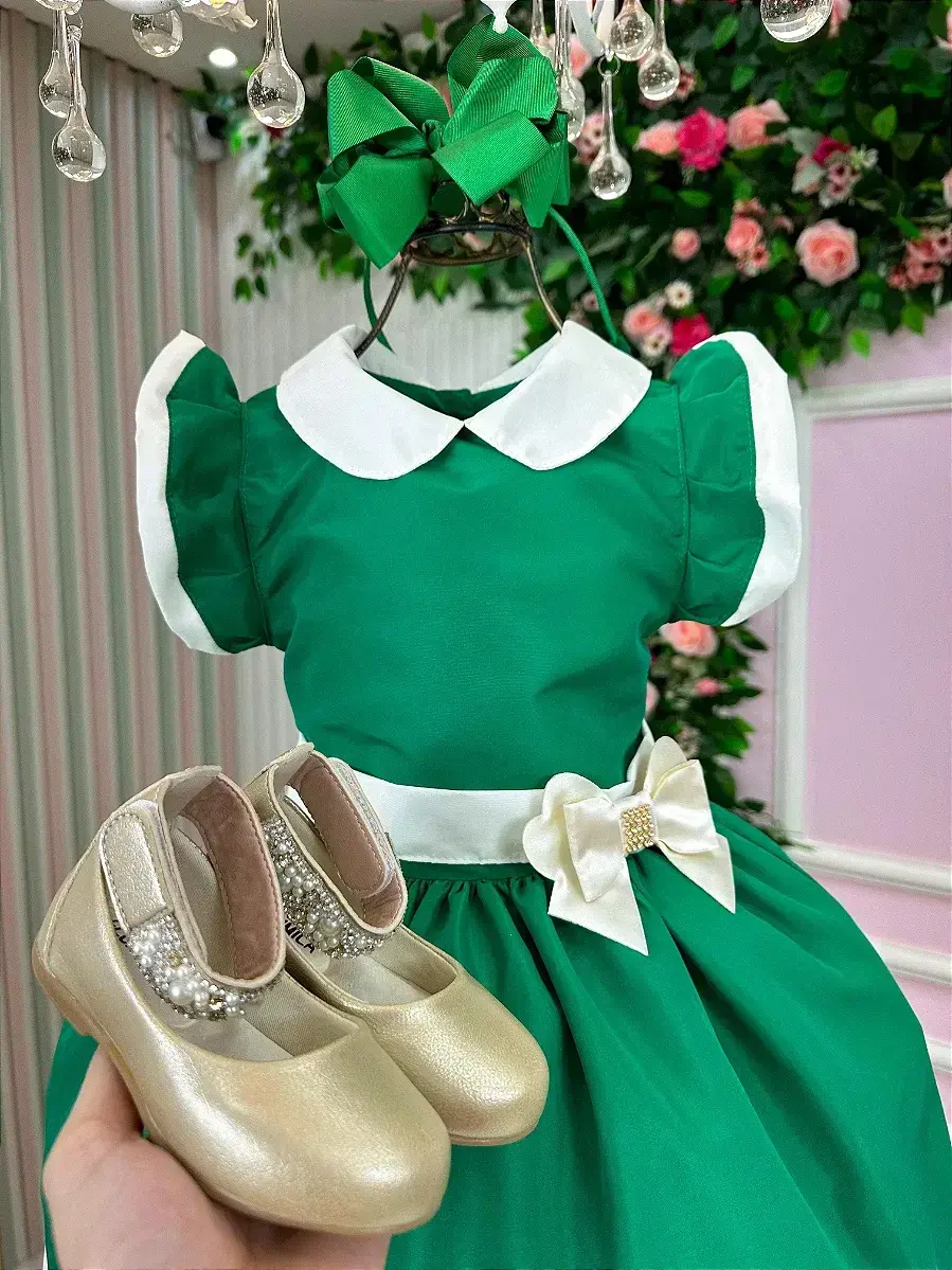 Vestido camile verde Natal, foto 6