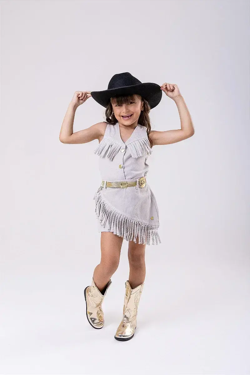 Conjunto Boiadeira maraisa jeans off