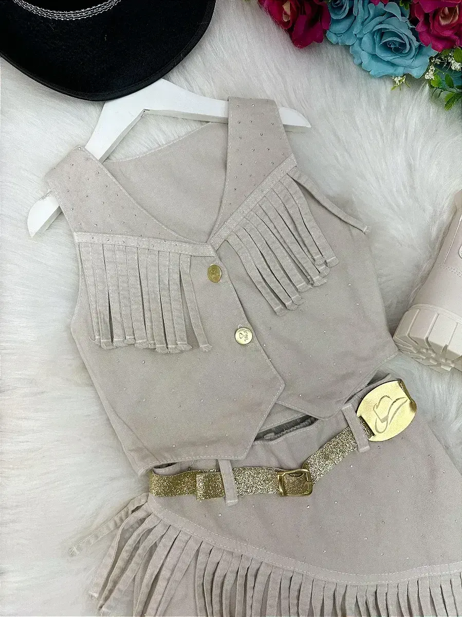 Conjunto Boiadeira maraisa jeans off, foto 6