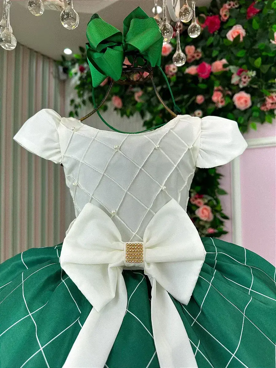 Vestido jamile saia verde, foto 2
