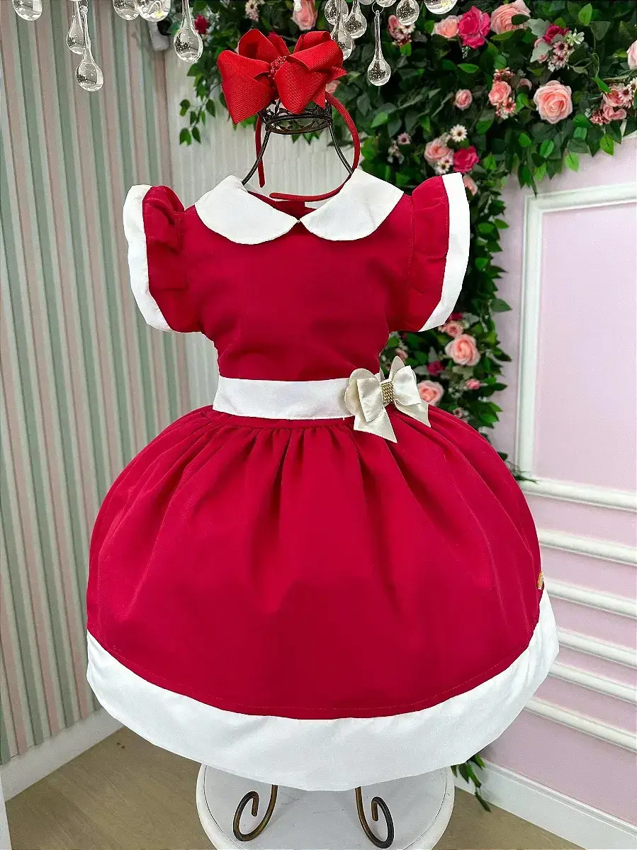 Vestido camile vermelho Natal, foto 2