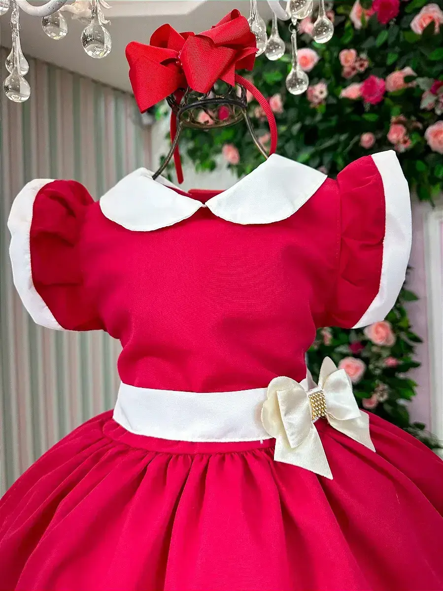 Vestido camile vermelho Natal, foto 4