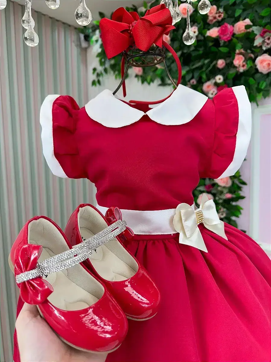 Vestido camile vermelho Natal, foto 5