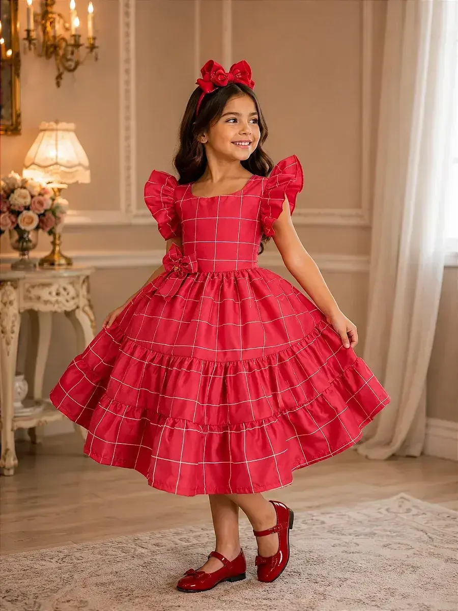 Vestido Natal patty vermelho