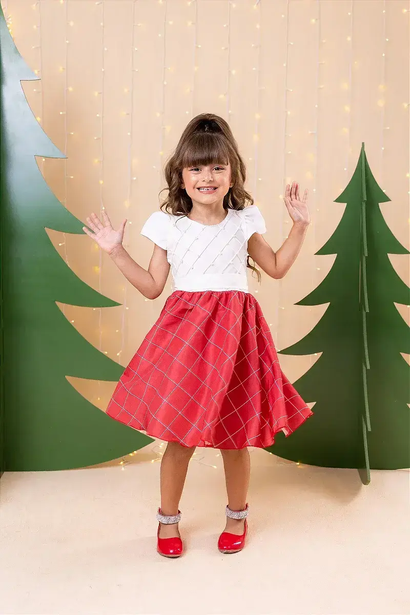 Vestido jamile saia vermelha, foto 2