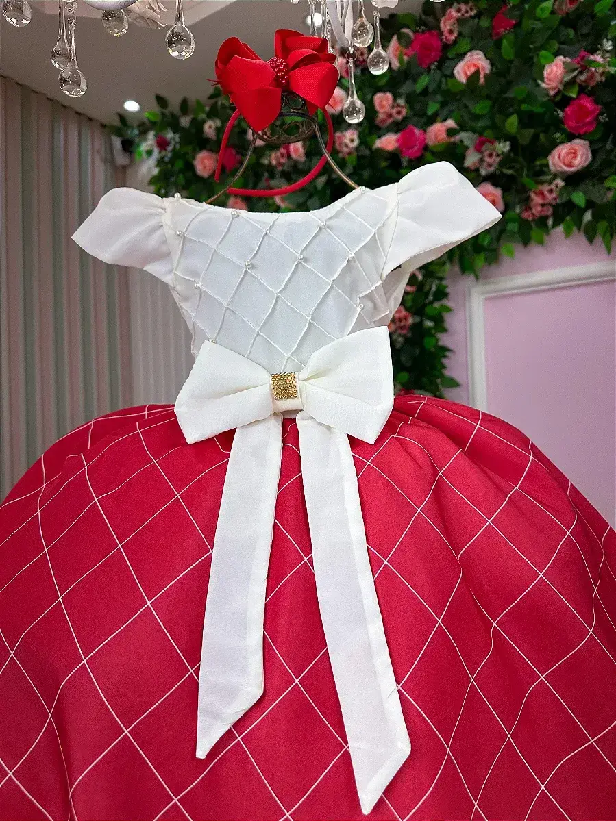 Vestido jamile saia vermelha, foto 6