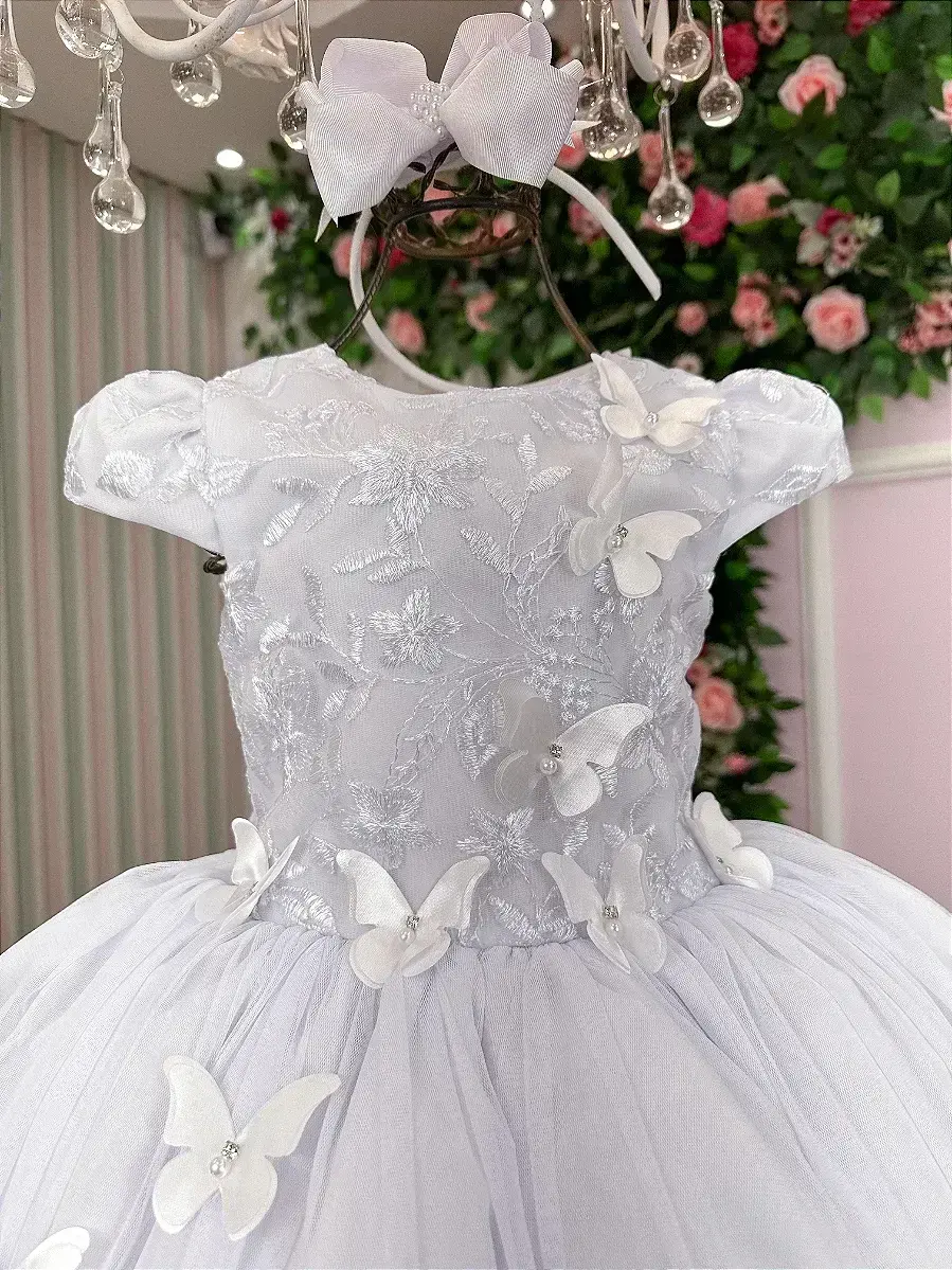 Vestido midi sabrina branco, foto 5