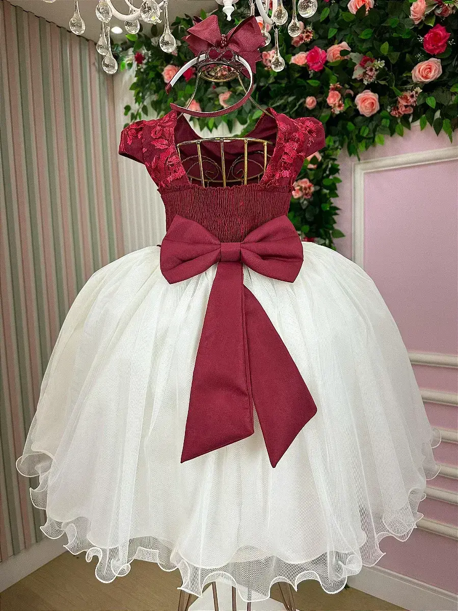 Vestido midi sabrina marsala off, foto 7
