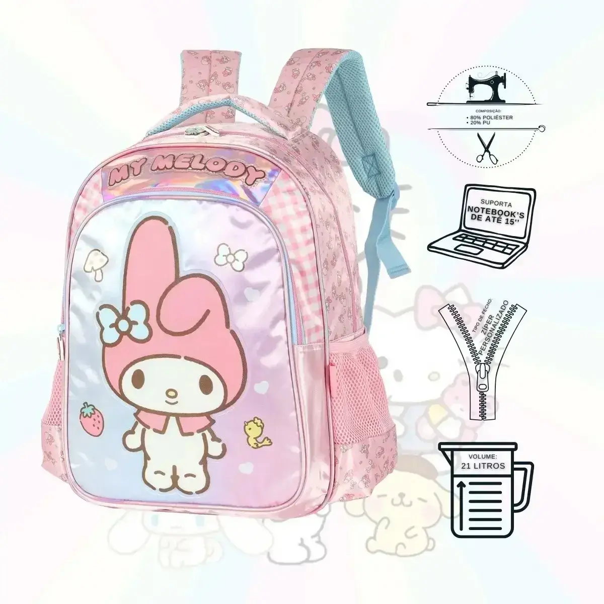 Mochila de costa melody, foto 4