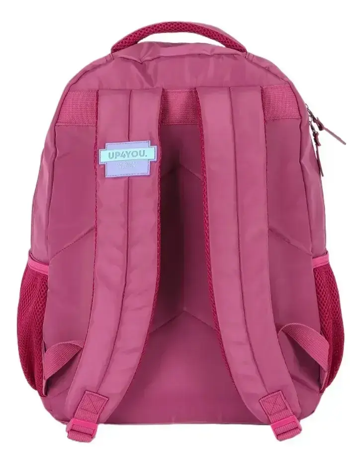 Mochila de costa angel orelhinhas pelucia roxo, foto 4