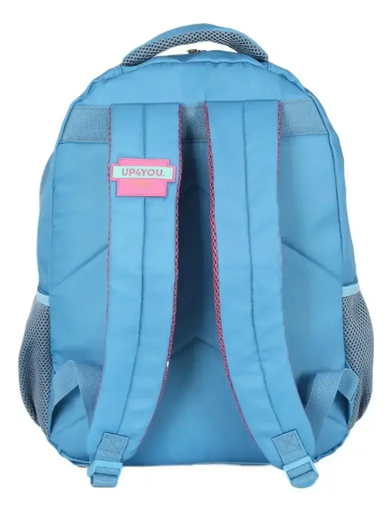 Mochila de costa Stitch orelhinhas pelucia azul, foto 4