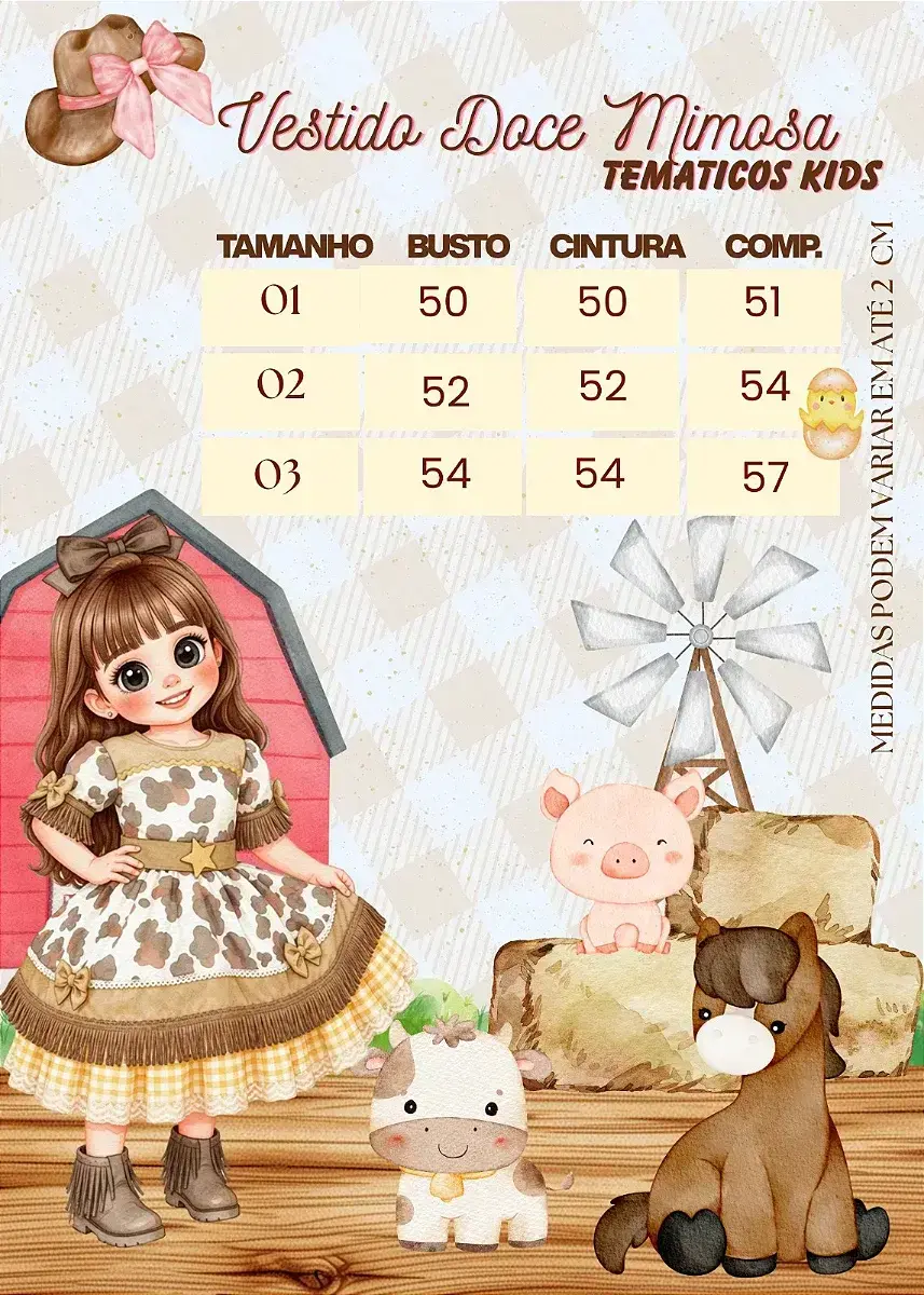Guia de tamanhos