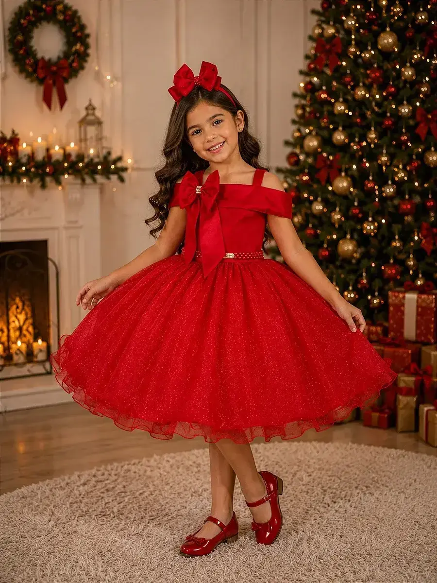 Vestido jessica vermelho Natal