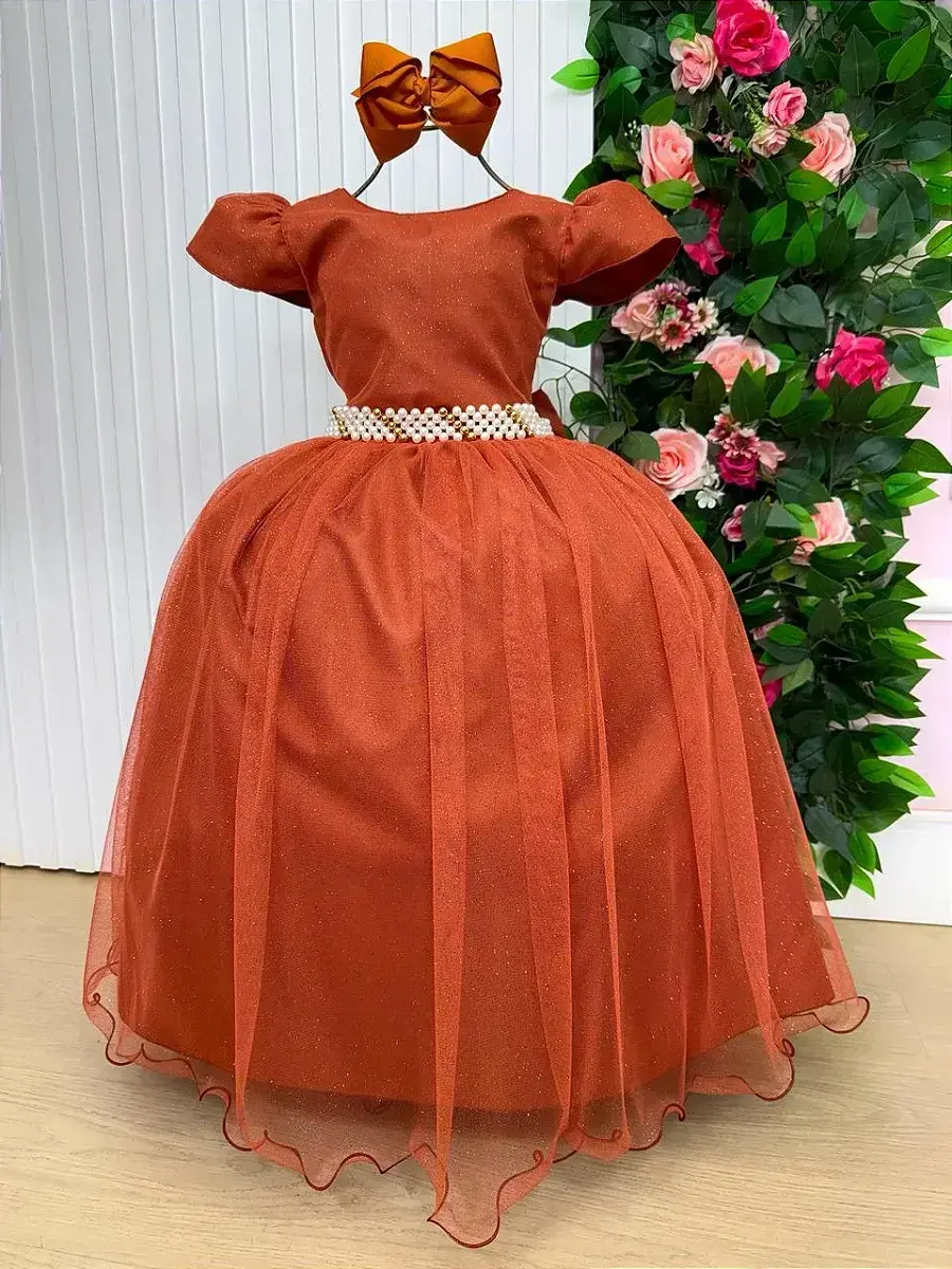 Vestido longo heloisa terracota, foto 6