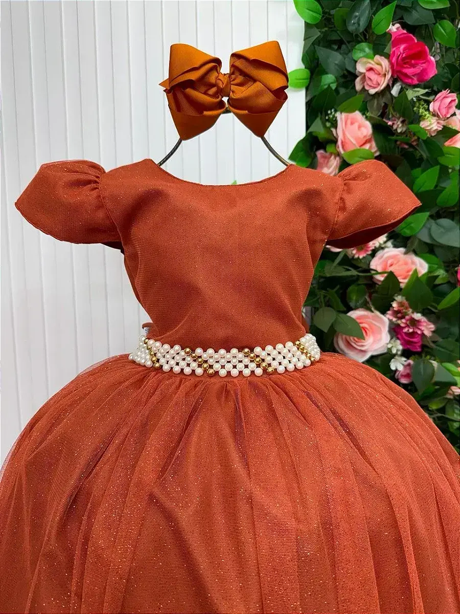 Vestido longo heloisa terracota, foto 7