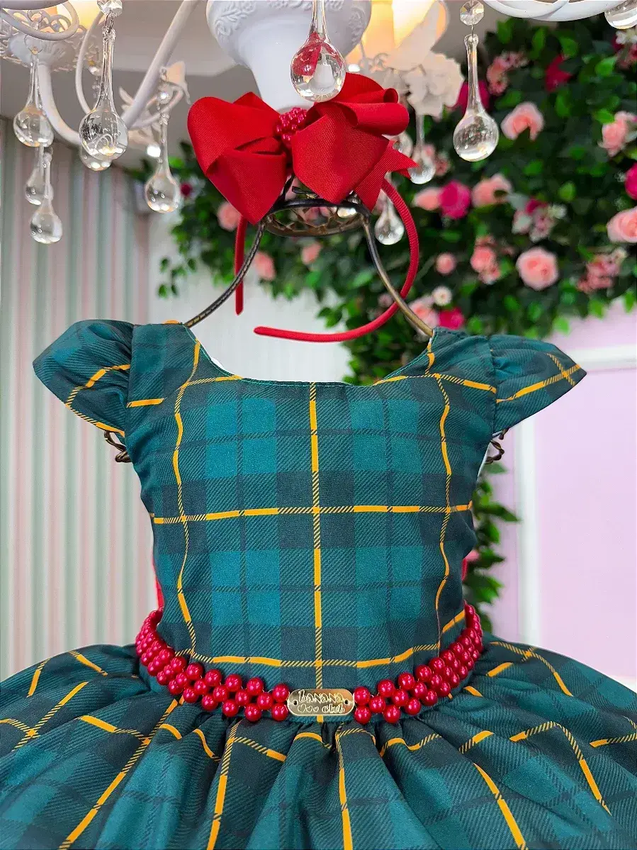 Vestido brilho de neve Natal, foto 4