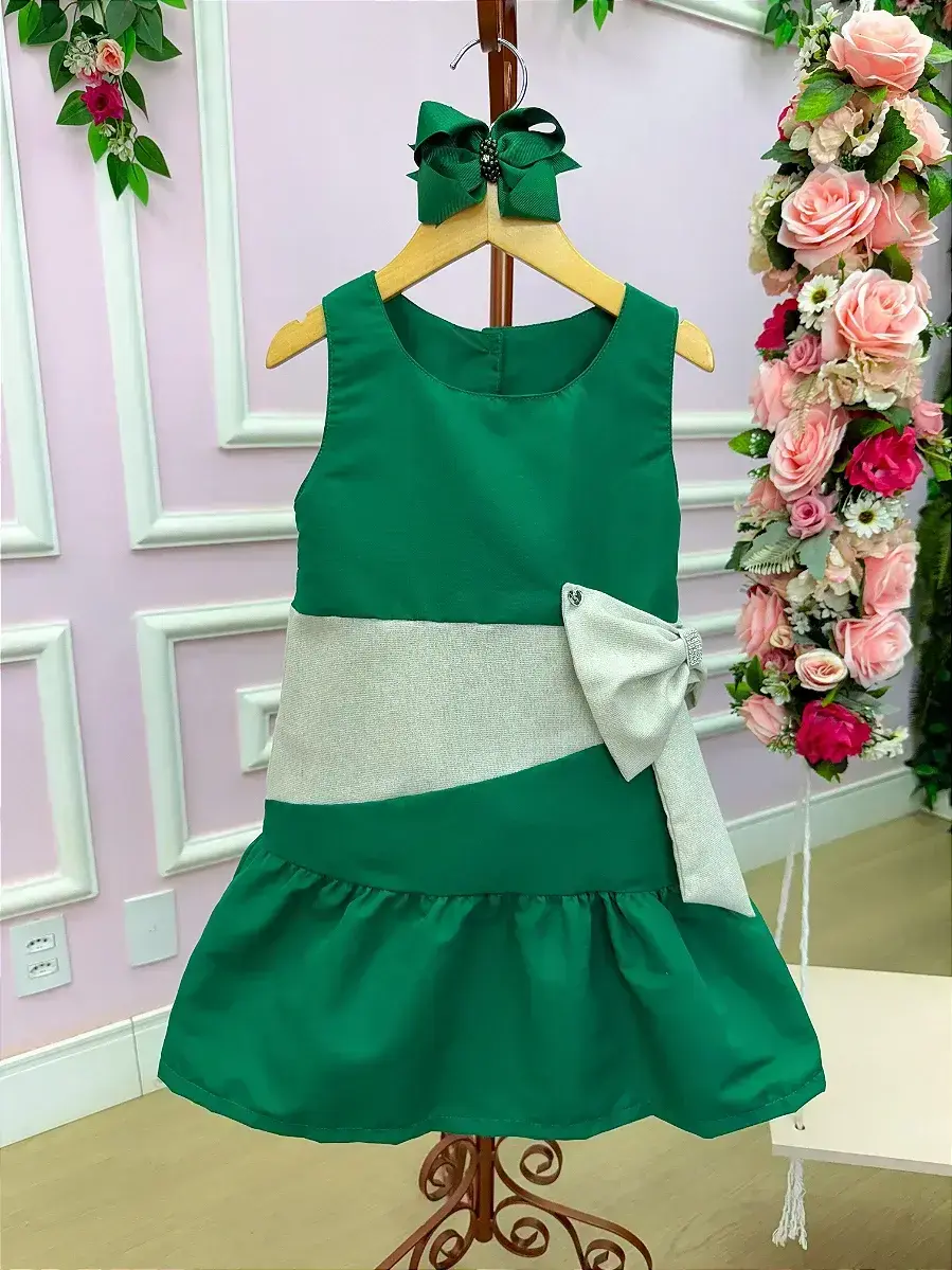Vestido rafa verde Natal, foto 2