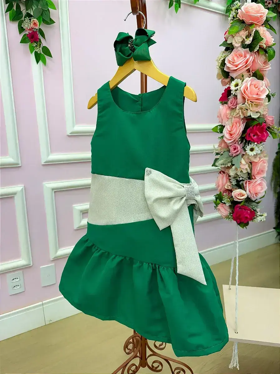 Vestido rafa verde Natal, foto 3