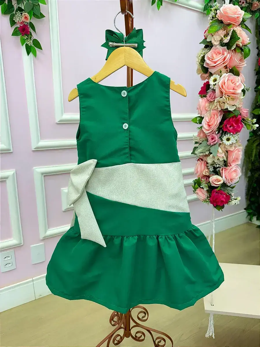 Vestido rafa verde Natal, foto 4