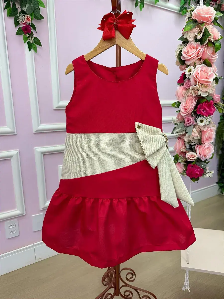 Vestido rafa vermelho Natal, foto 2