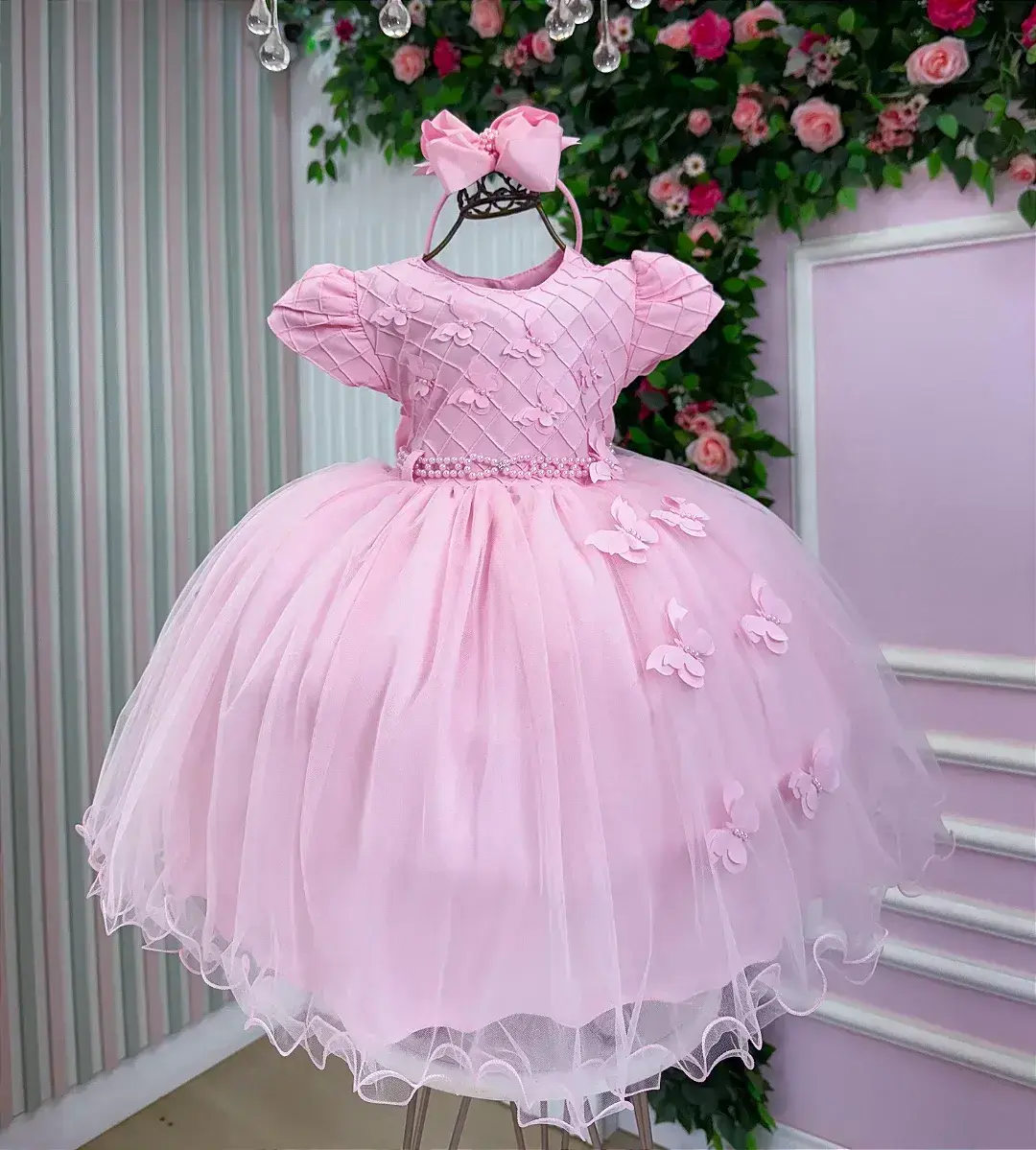 Vestido yasmin rosa
