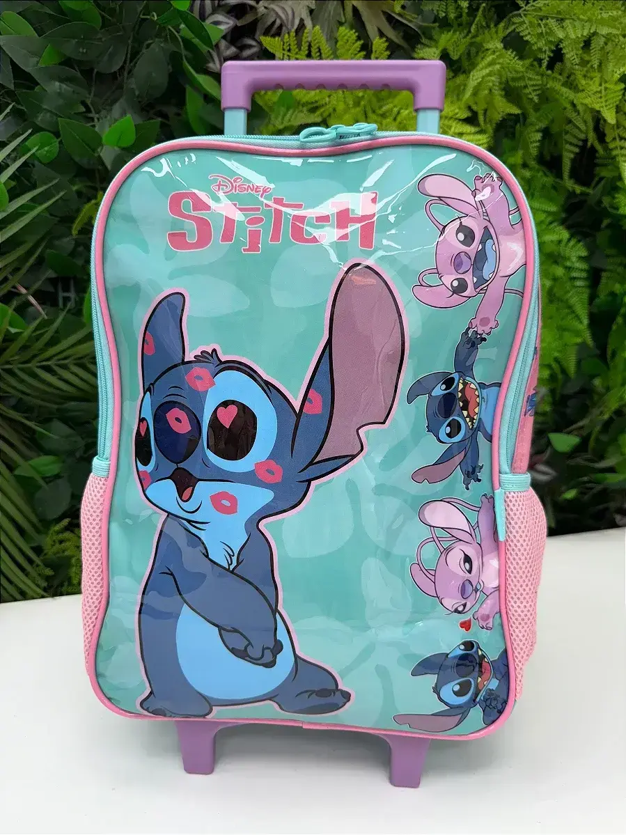Mochila rodinha Stitch e angel, foto 3