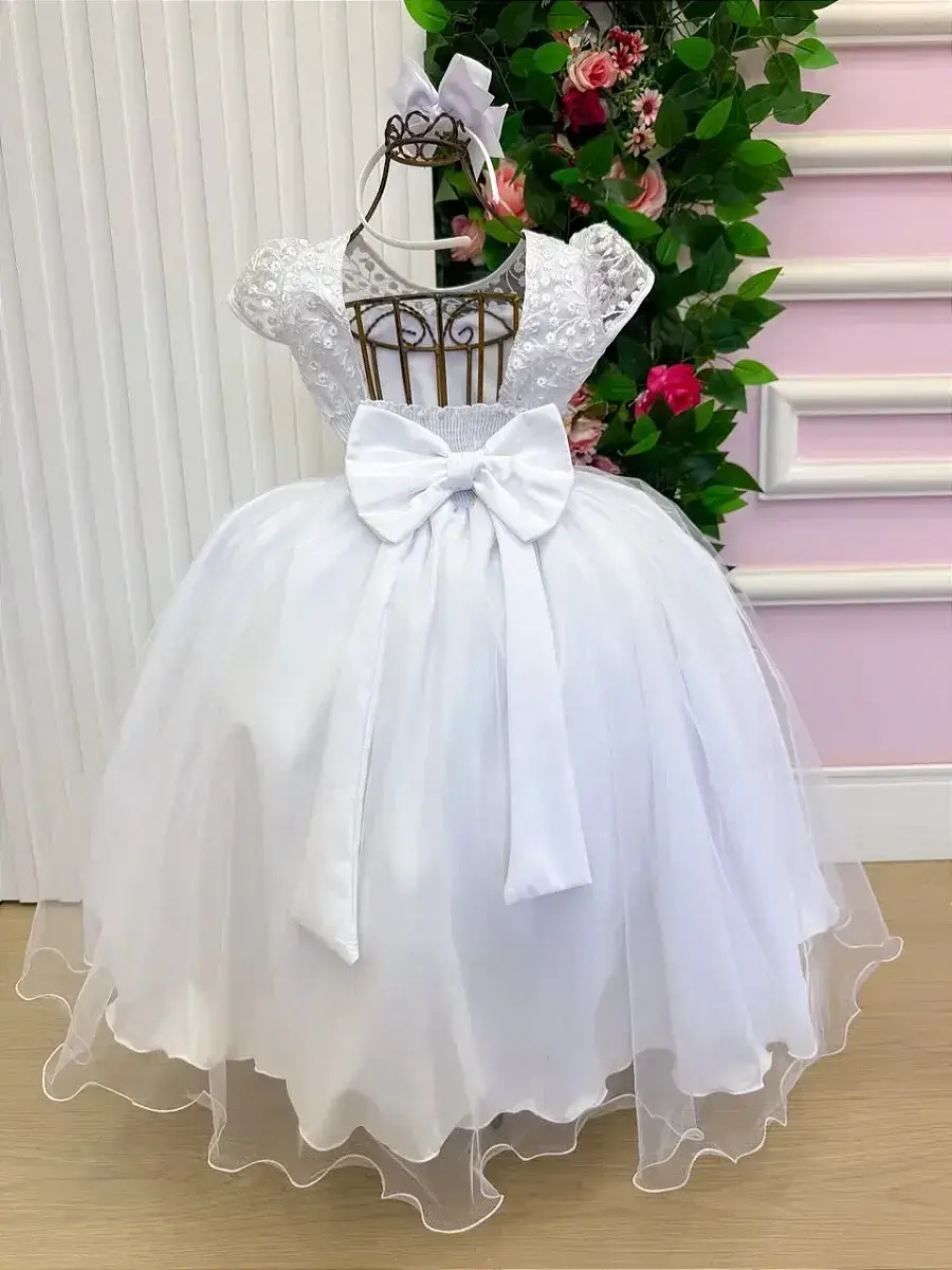 Vestido longo carol branco, foto 7