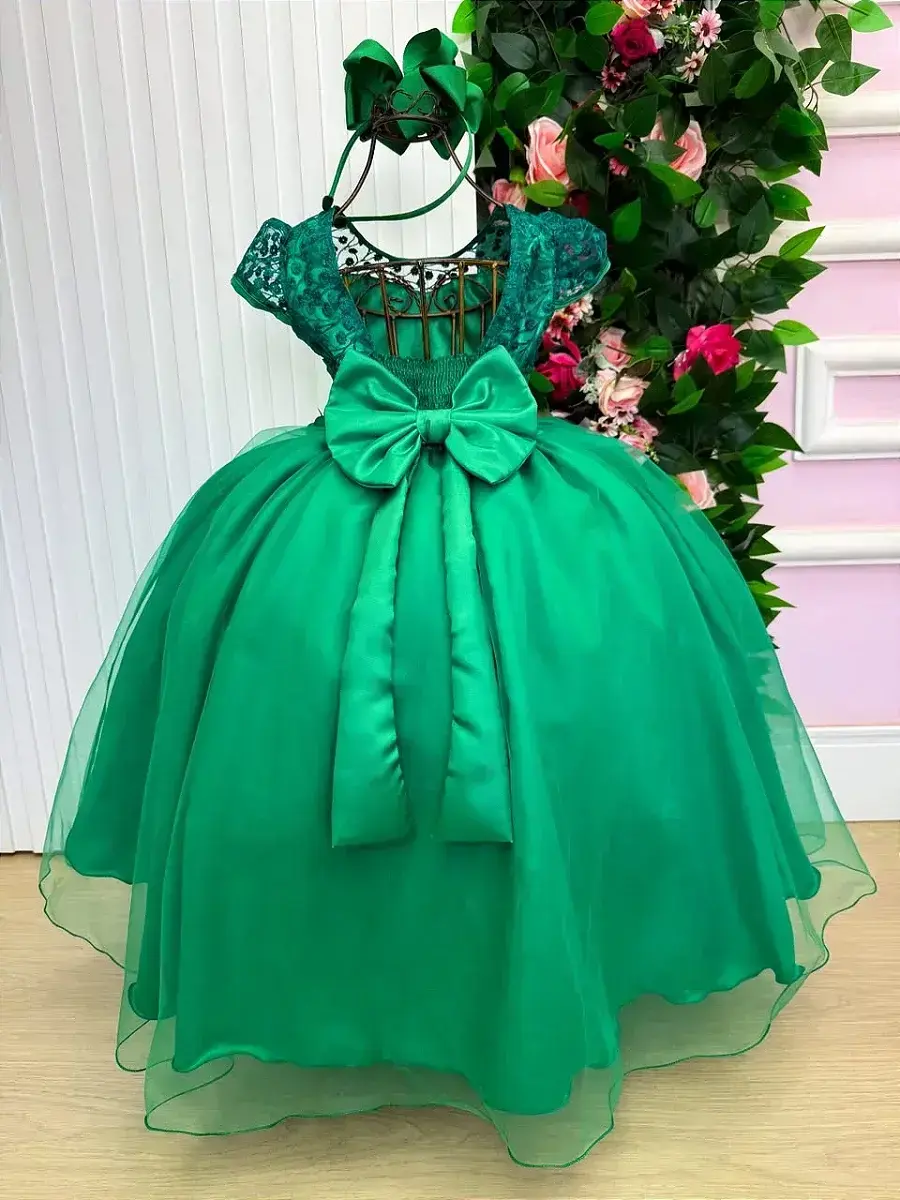 Vestido longo carol verde bandeira, foto 6
