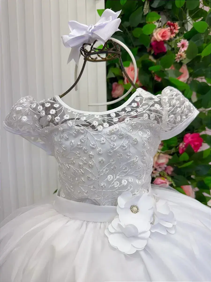 Vestido longo carol branco, foto 4