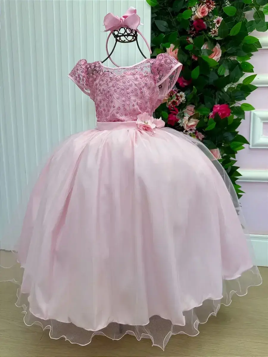 Vestido longo carol rosa, foto 6