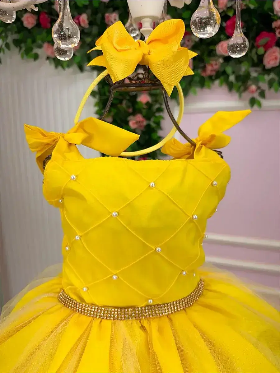 Vestido mariely amarelo, foto 6