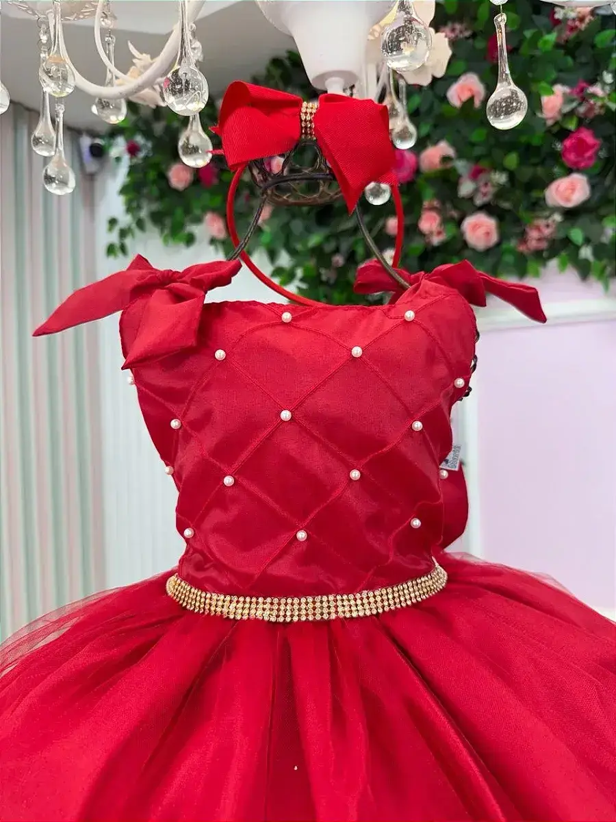 Vestido mariely vermelho, foto 8
