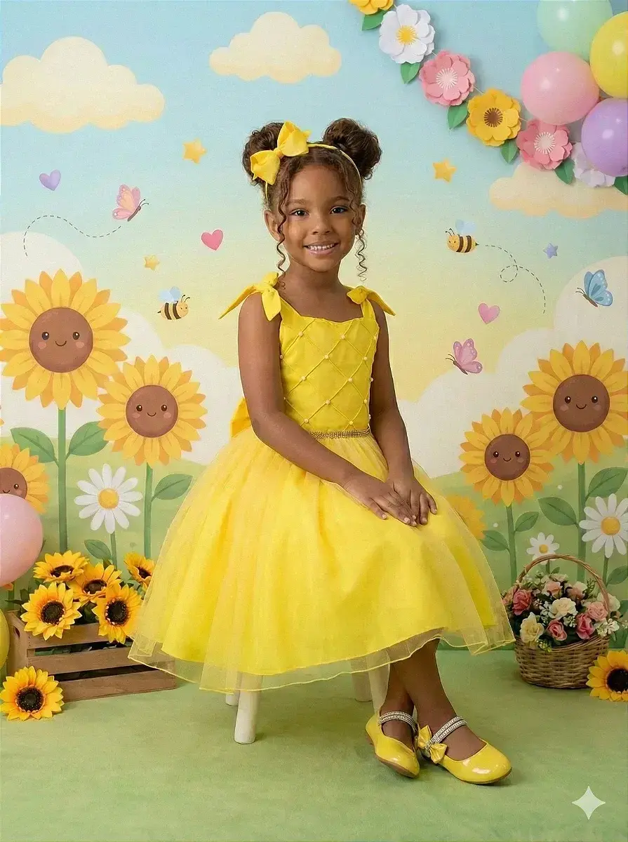 Vestido mariely amarelo, foto 2