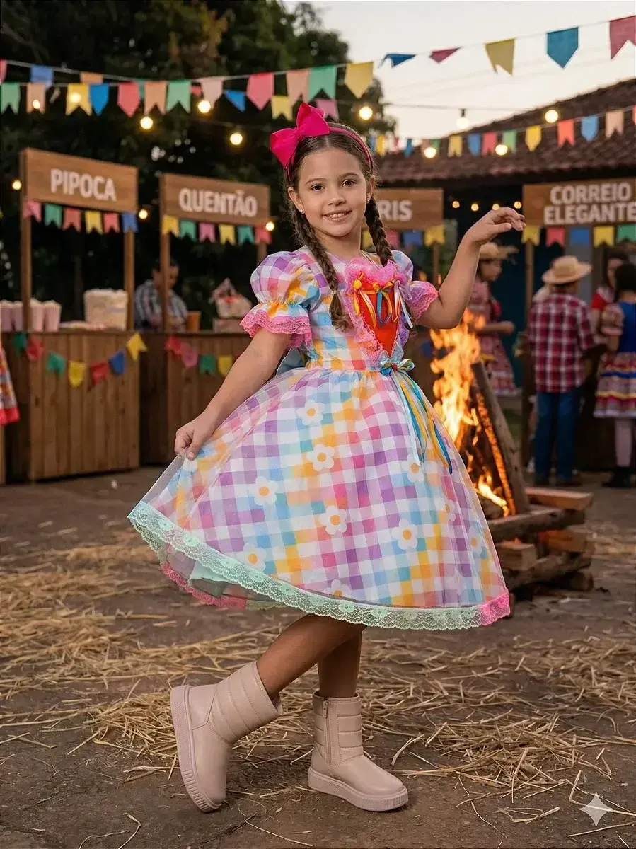 Vestido junino são joão encantado, foto 2
