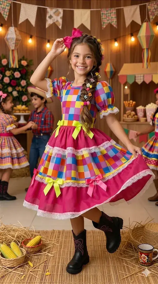 Vestido junino festa amora, foto 2
