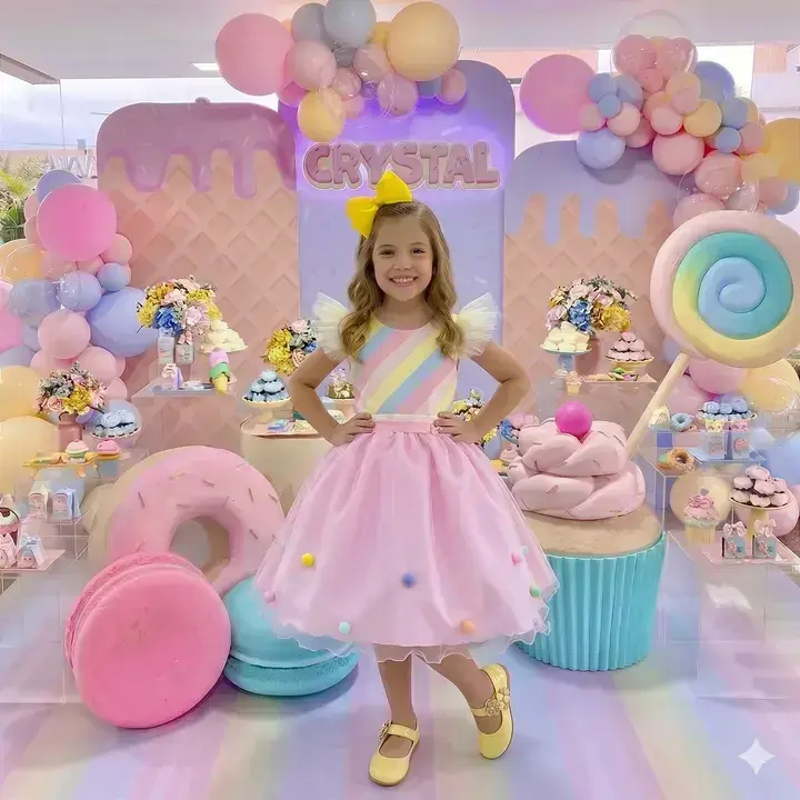 Vestido festa circo candy