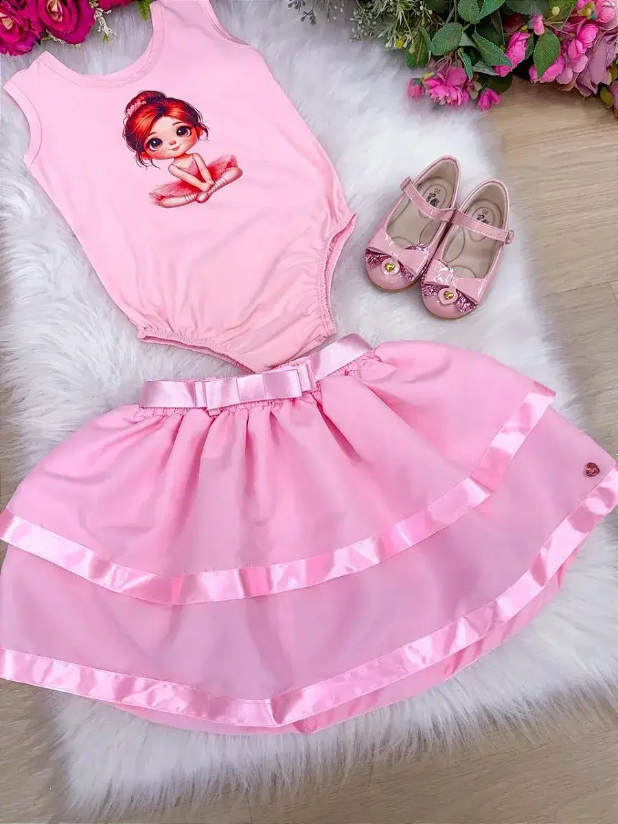 Conjunto bailarina rosa, foto 4