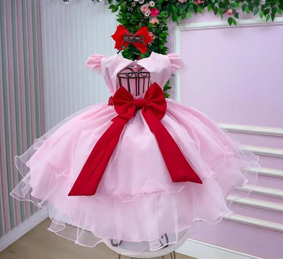 Vestido cerejinha cereja rosa, foto 9