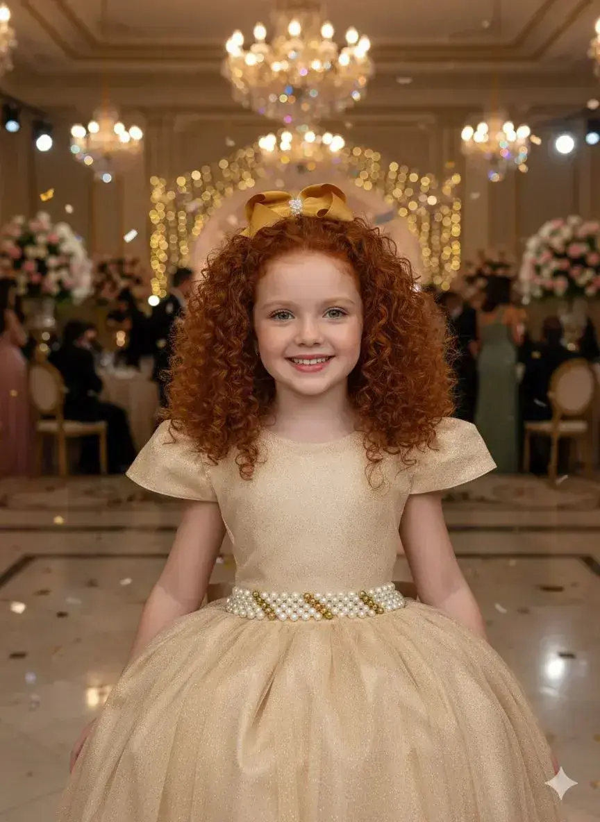 Vestido longo heloisa dourado, foto 2