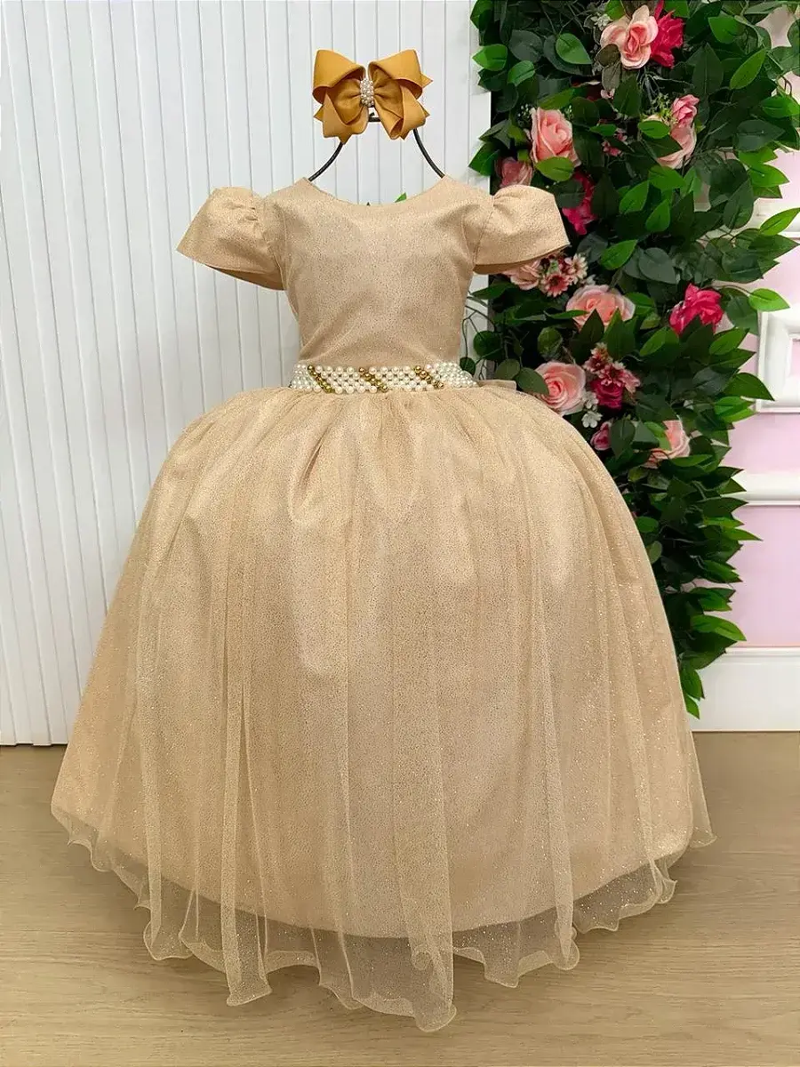 Vestido longo heloisa dourado, foto 4
