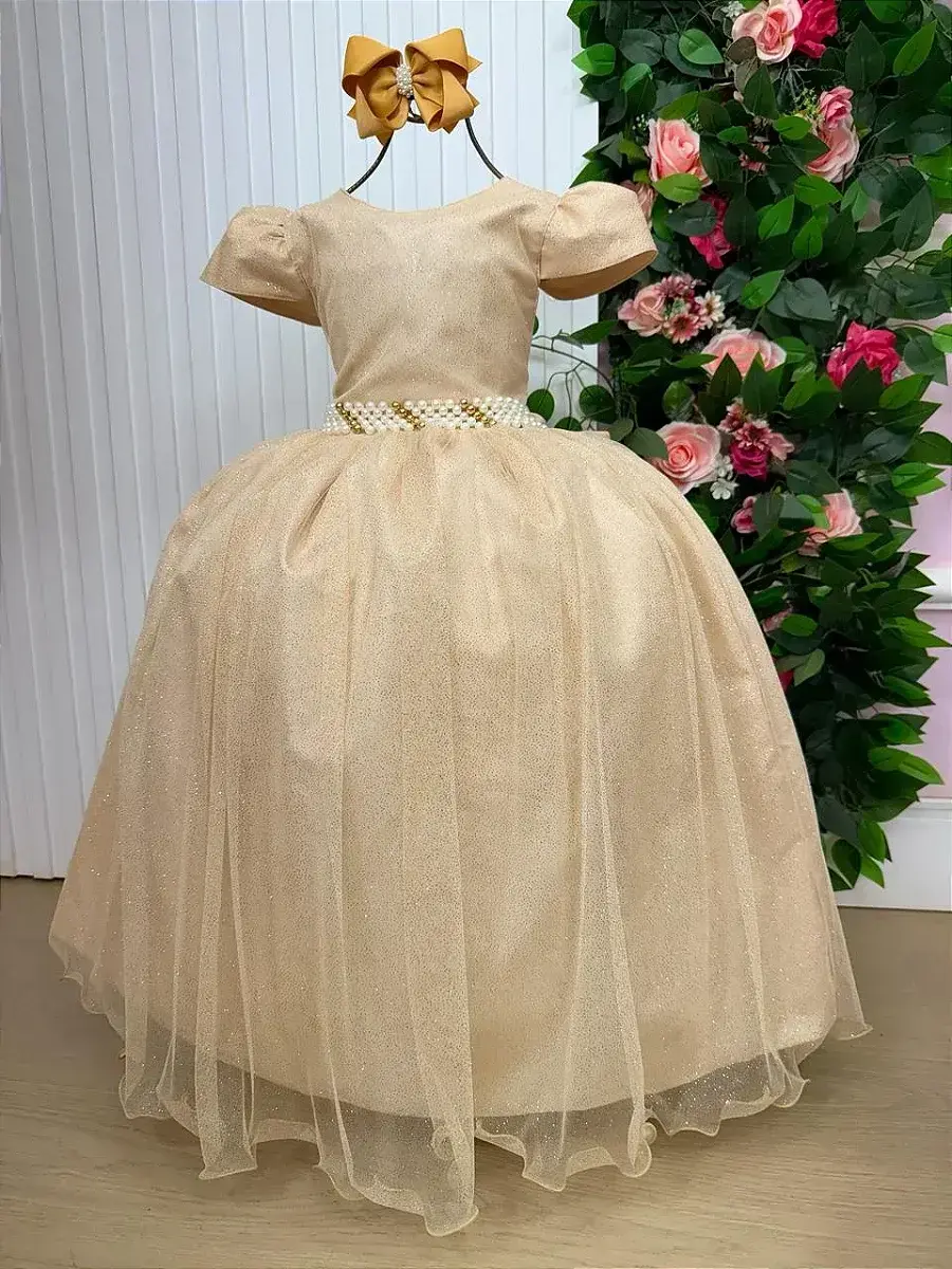 Vestido longo heloisa dourado, foto 5