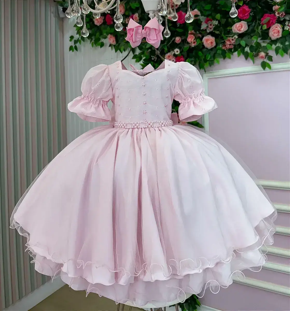 Vestido priscila rosa, foto 3