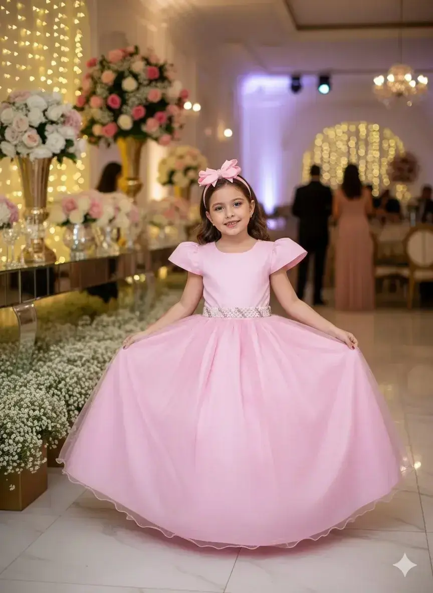 Vestido longo heloisa rosa, foto 2